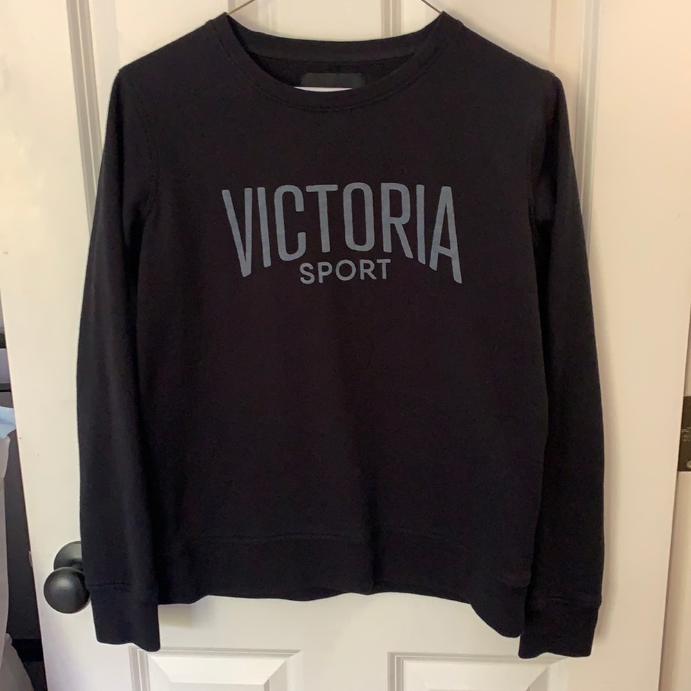 Black Victoria Sport Sweatshirt